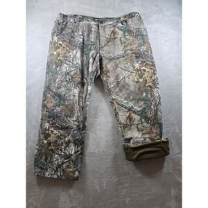 Realtree Xtra Fleece Lined Pants Mens XXL Camo Hunting Outdoor 30"~ Inseam